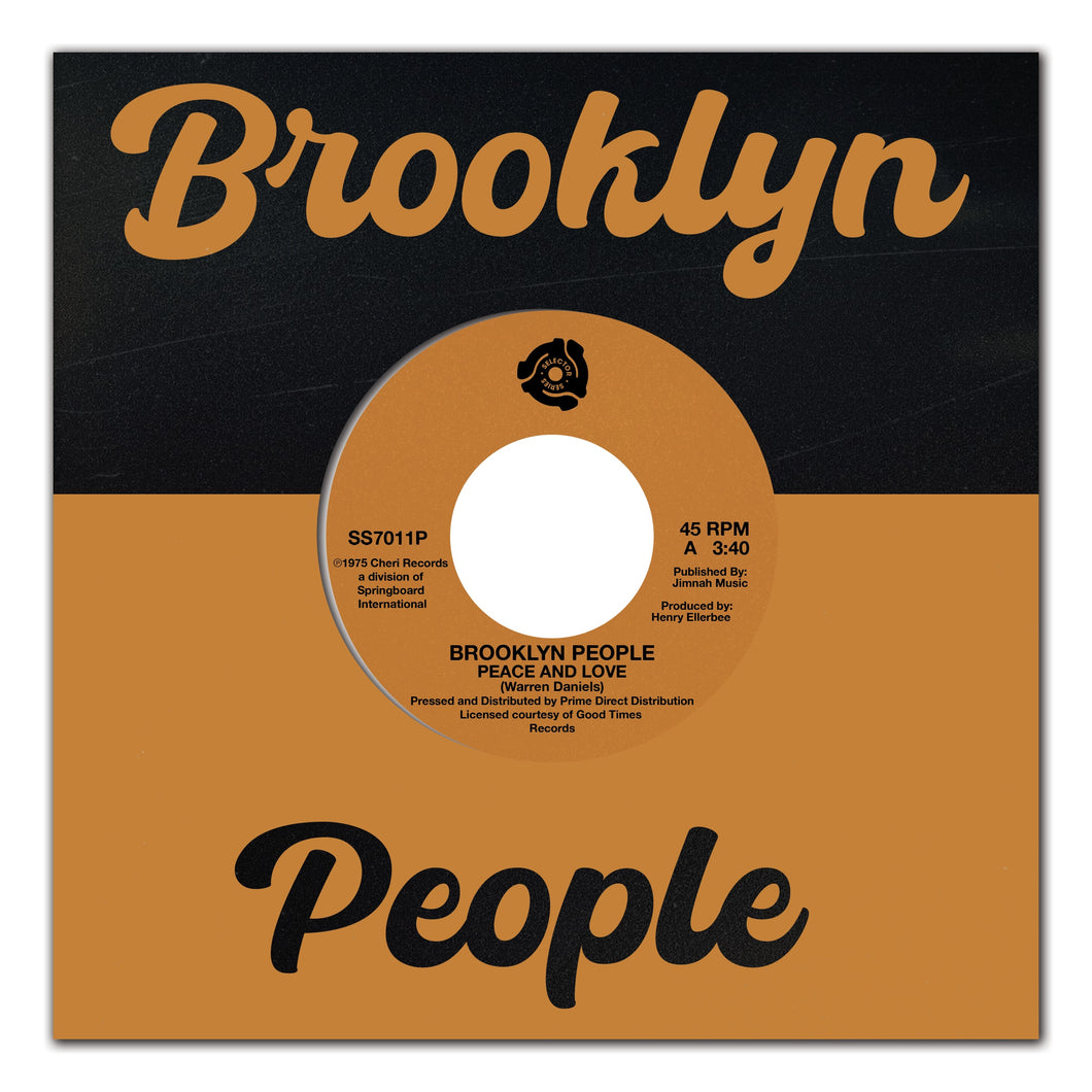 Brooklyn People - Peace and Love / Wreck