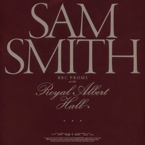 Sam Smith - BBC Proms At The Royal Albert Hall